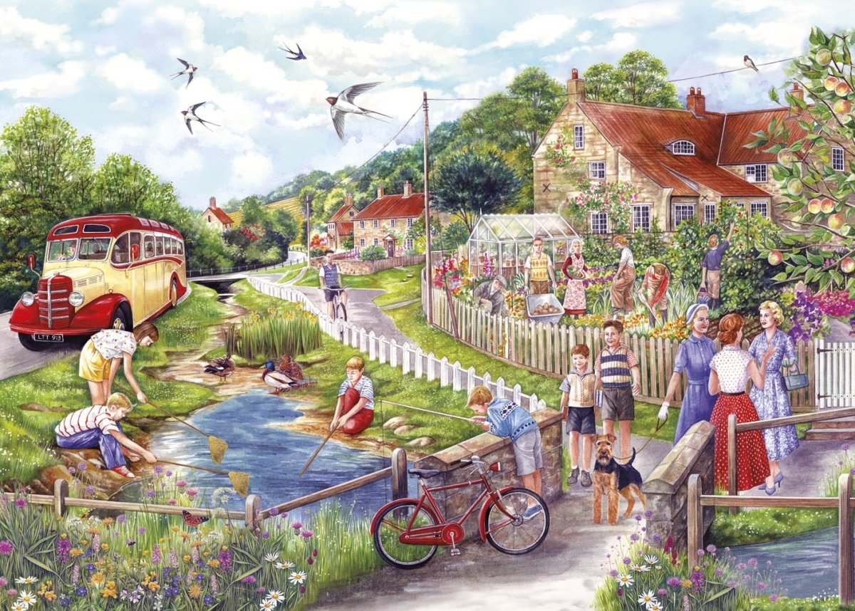 Summer by the Stream - 1000 brikker - Nordisk Spil