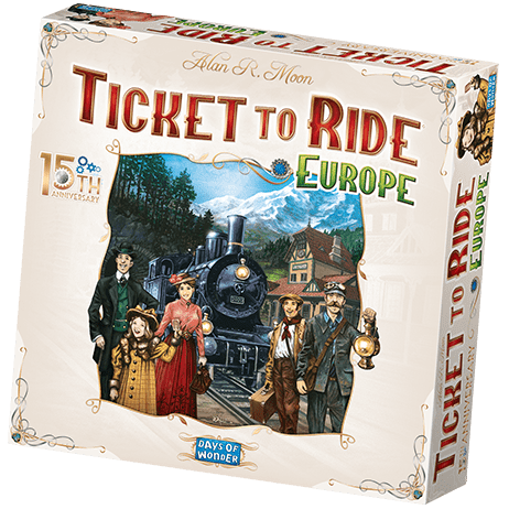 Ticket to Ride: Europe - Jubilæumsudgave - Nordisk Spil