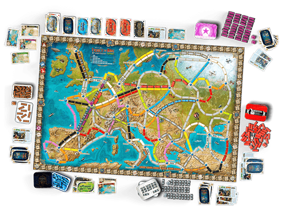 Ticket to Ride: Europe - Jubilæumsudgave - Nordisk Spil