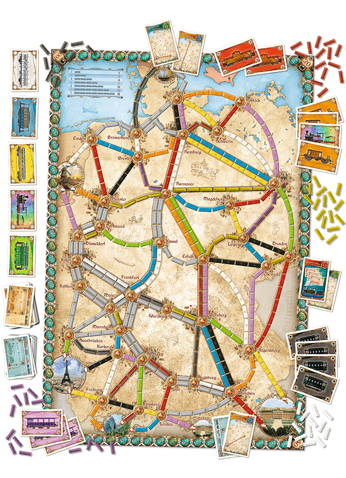 Ticket to Ride Germany - Nordisk Spil