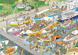 Jan van Haasteren: Slusen - 1000 brikker - Nordisk Spil