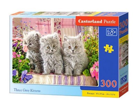 Three Grey Kittens - 300 brikker - Nordisk Spil