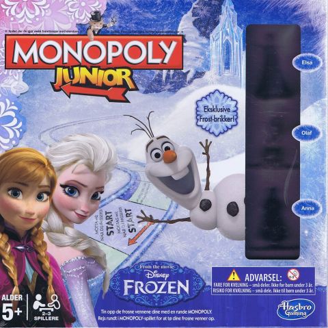 Monopoly junior - Frozen - Nordisk Spil