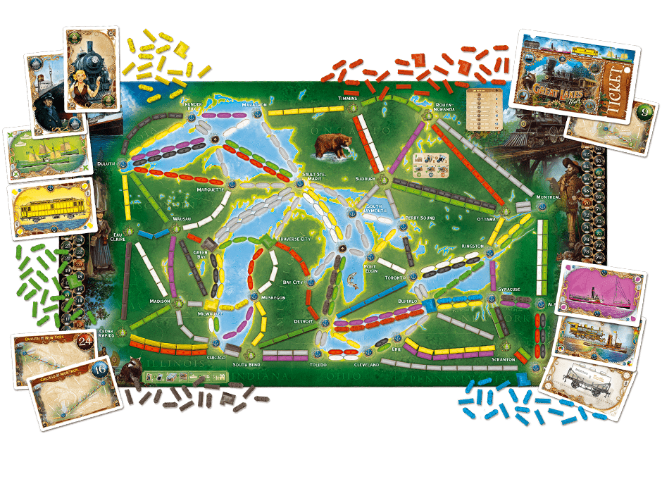 Ticket To Ride Rails & Sails - Nordisk Spil