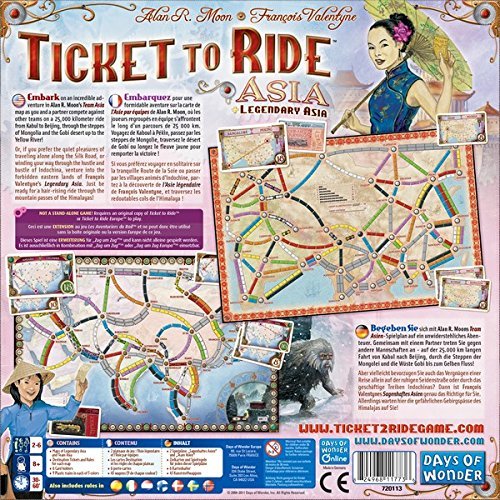 Ticket To Ride: Team Asia og Legendary Asia - Map Collection 1 - Nordisk Spil