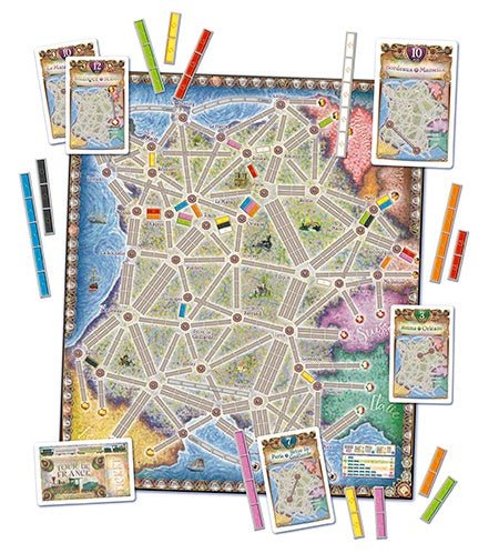 Ticket to Ride: France og The Old West - Map Collection 6 - Nordisk Spil