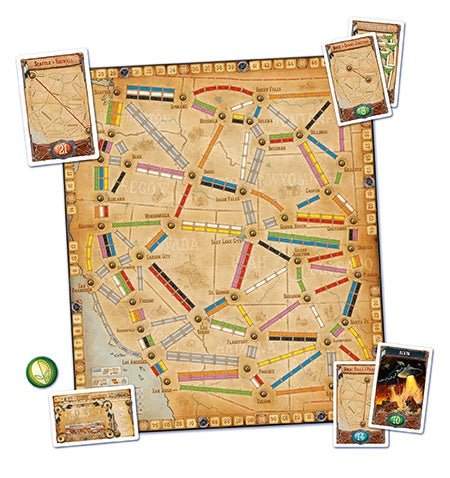 Ticket to Ride: France og The Old West - Map Collection 6 - Nordisk Spil