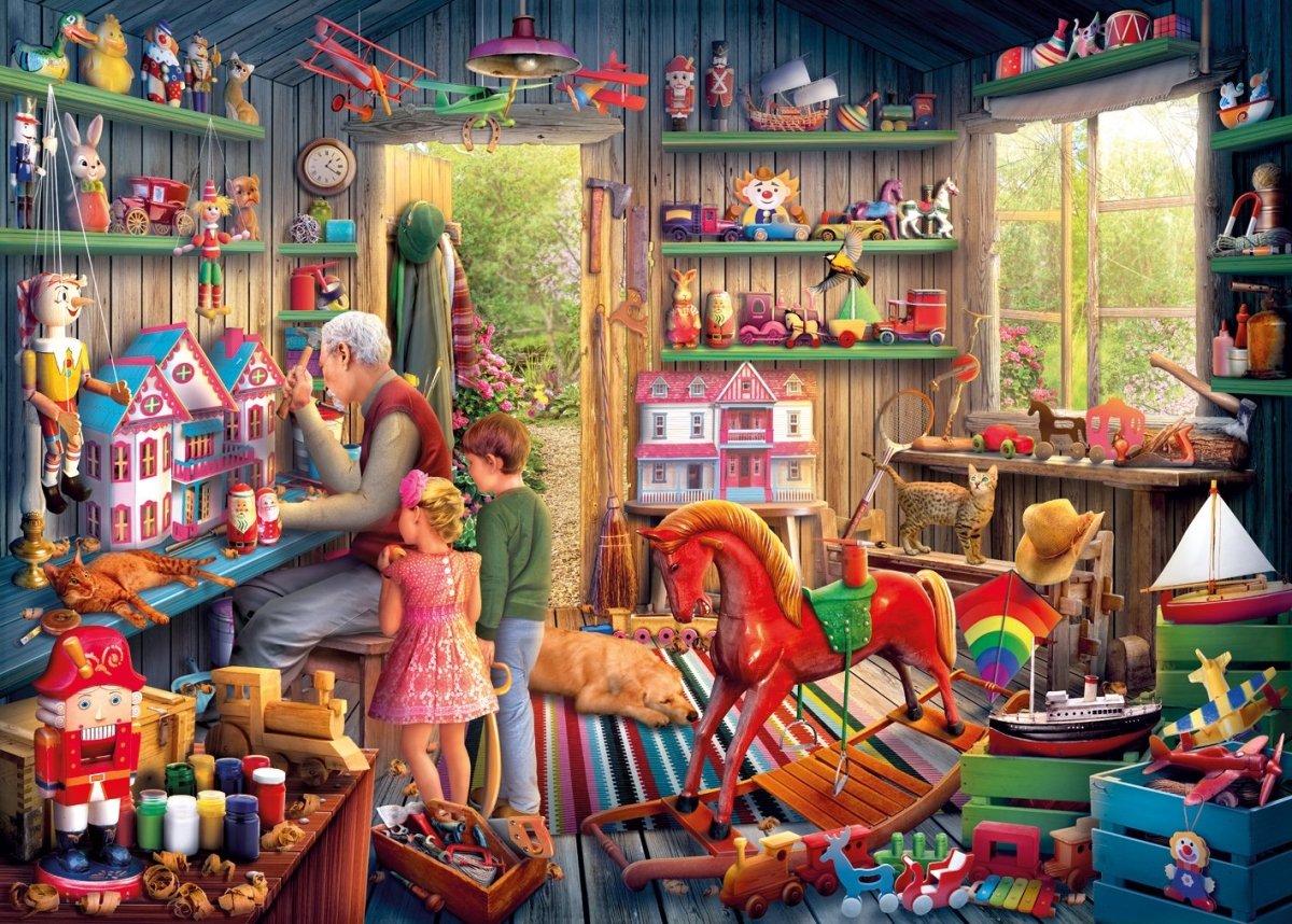 Toymaker’s Workshop - 1000 brikker - Nordisk Spil