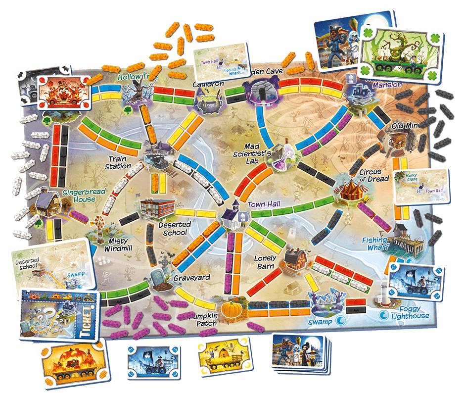 Ticket to Ride: Ghost Train - Nordisk Spil