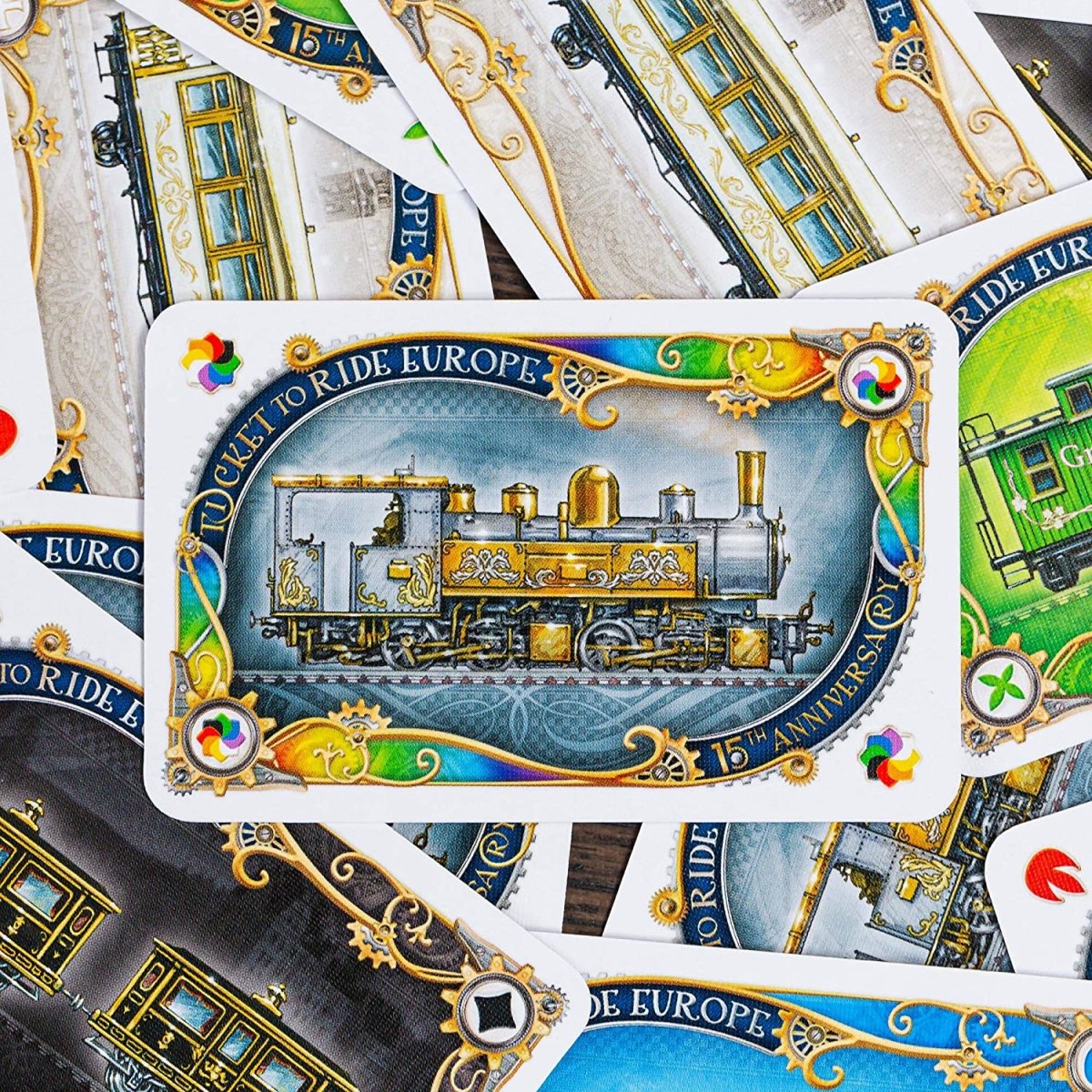 Ticket to Ride: Europe 15th anniversary edition - Engelsk - Nordisk Spil