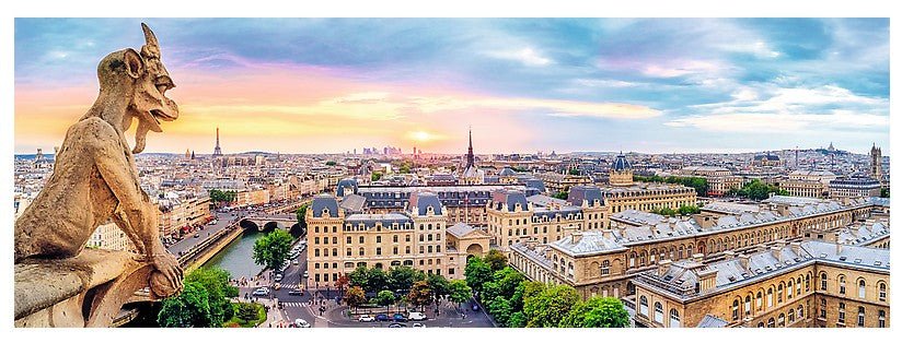 View from Notre Dame - Paris, Panorama - 1000 brikker - Nordisk Spil