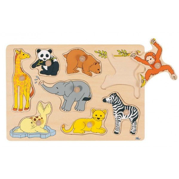 Vilde dyr - 8 brikker - Nordisk Spil