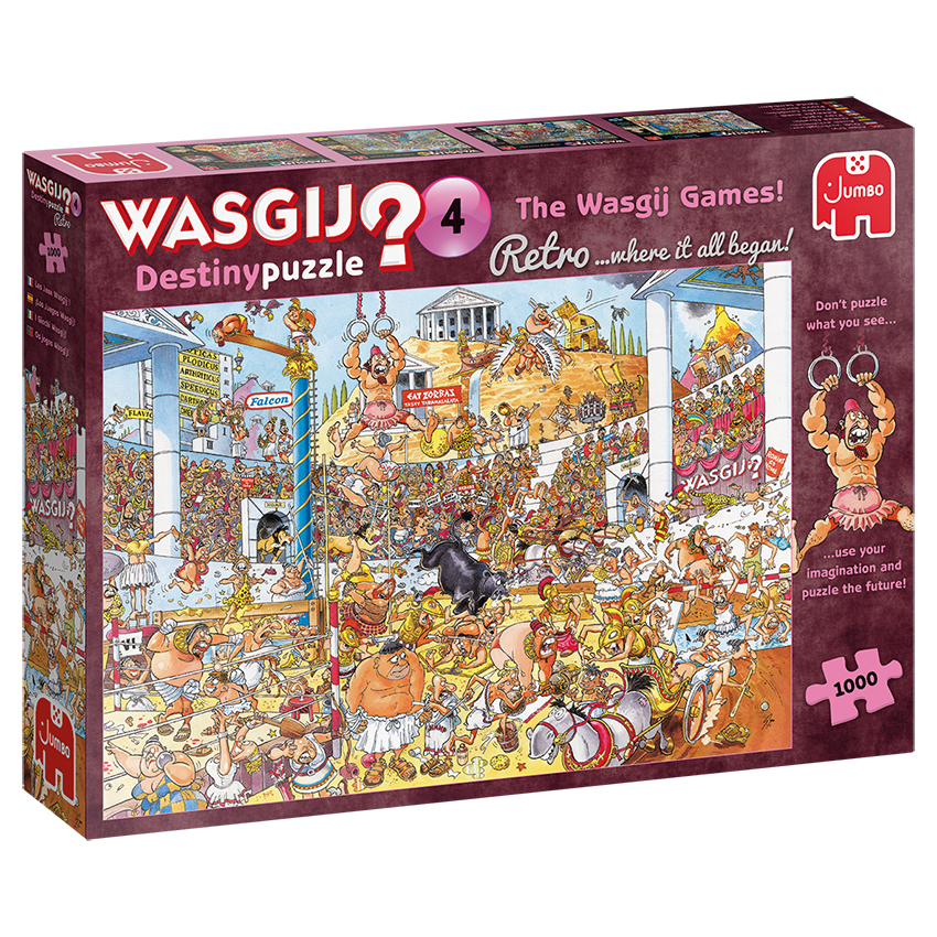 Wasgij? Destiny #4 Retro - The Wasgij Games! - 1000 brikker