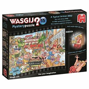 Wasgij Mystery 15 A Typical British BBQ! - 1000 brikker - Nordisk Spil