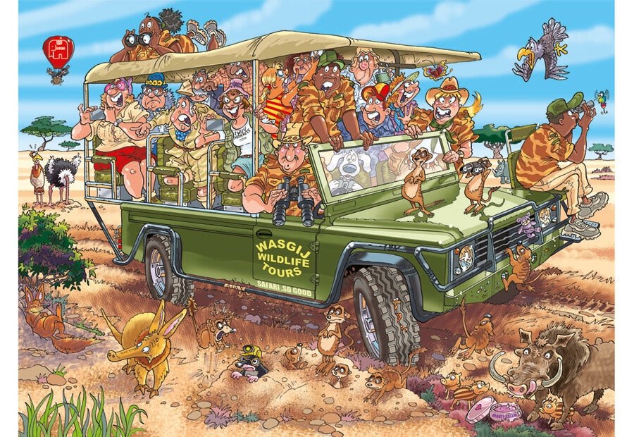 Wasgij? Original 31 Safari Surprise - 1000 brikker - Nordisk Spil