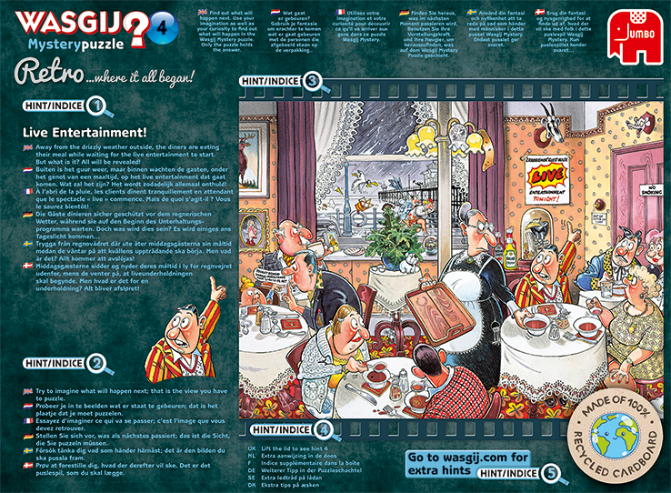Mystery 4: Retro - Live underholdning (1000 brikker)