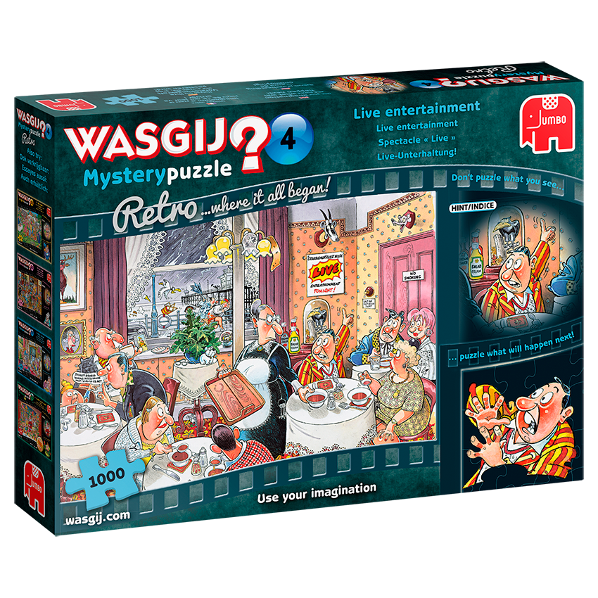 Mystery 4: Retro - Live underholdning (1000 brikker)