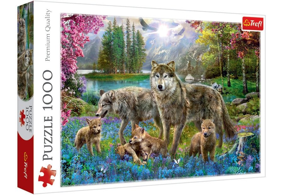 Family of Wolves - 1000 Brikker - Nordisk Spil