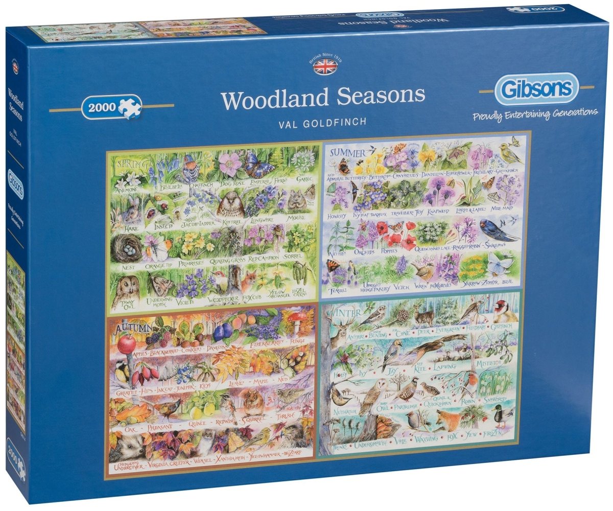 Woodland Seasons - 2000 brikker - Nordisk Spil
