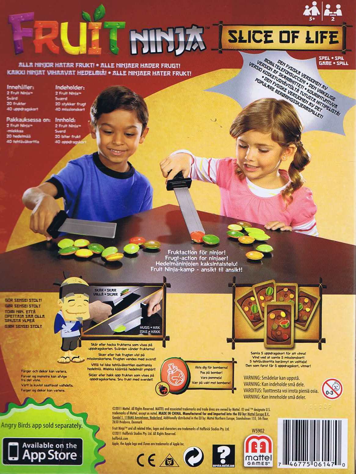 Mattel Fruit Ninja Slice Of Life Game